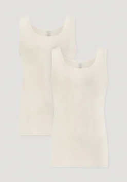 Athletic Shirt im 2er-Pack PURE NATURE aus reiner Bio-Baumwolle von hessnatur