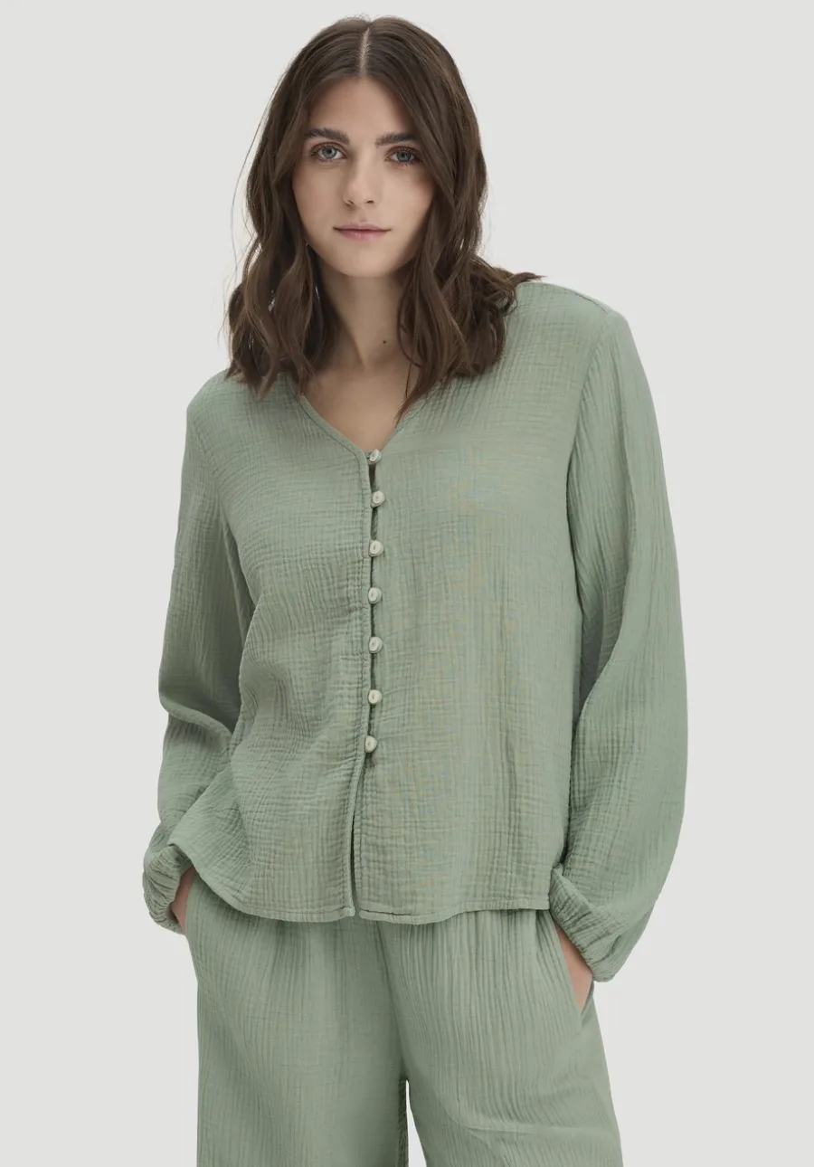 Bluse Relaxed aus reiner Bio-Baumwolle von hessnatur