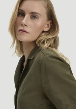 Bluse Relaxed aus TENCEL™ Lyocell mit Leinen von hessnatur