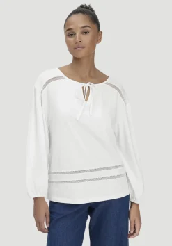 Bohemian Lace Longsleeve Oversize aus reiner Bio-Baumwolle von hessnatur