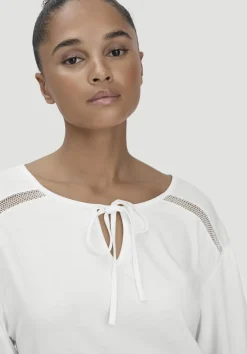 Bohemian Lace Longsleeve Oversize aus reiner Bio-Baumwolle von hessnatur