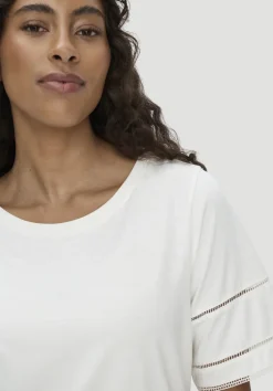 Bohemian Lace-T-Shirt Oversize aus reiner Bio-Baumwolle von hessnatur