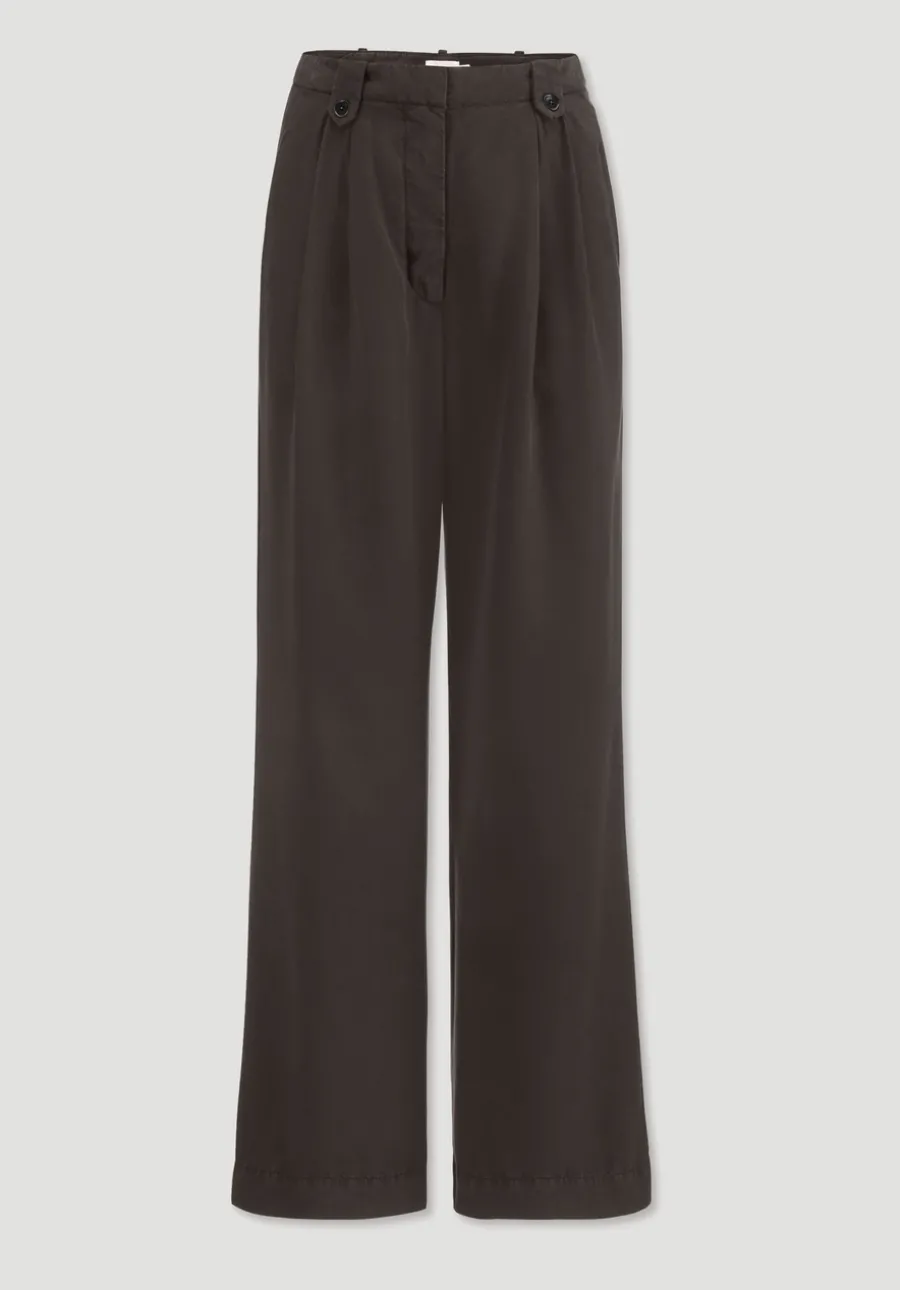 Bundfalten Hose Wide Leg aus TENCEL™ Lyocell von hessnatur