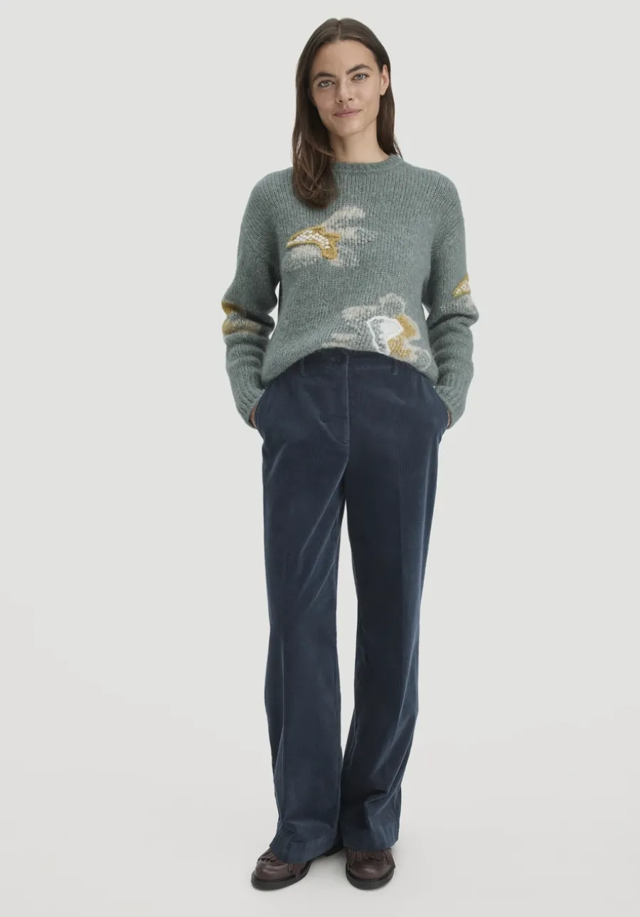 Cordhose Wide Leg Relaxed aus Bio-Baumwolle von hessnatur