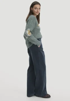 Cordhose Wide Leg Relaxed aus Bio-Baumwolle von hessnatur