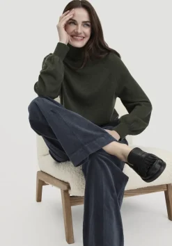 Cordhose Wide Leg Relaxed aus Bio-Baumwolle von hessnatur