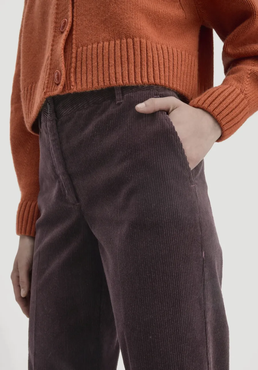 Cordhose Wide Leg Relaxed aus Bio-Baumwolle von hessnatur