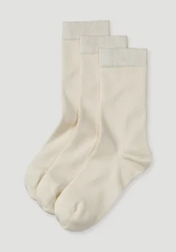 Damen Socke im 3er-Pack aus Bio-Baumwolle von hessnatur