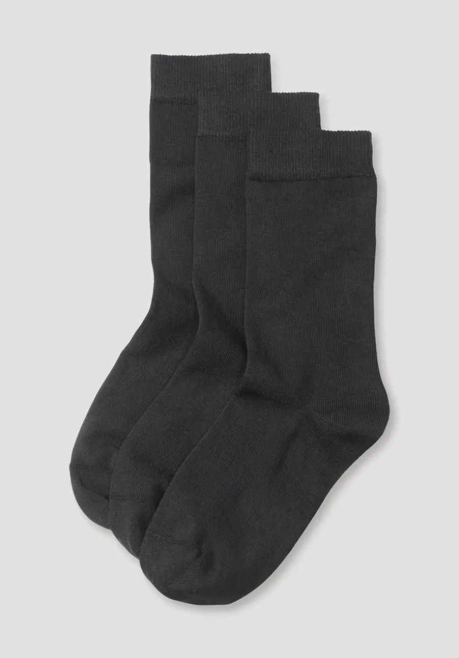 Damen Socke im 3er-Pack aus Bio-Baumwolle von hessnatur