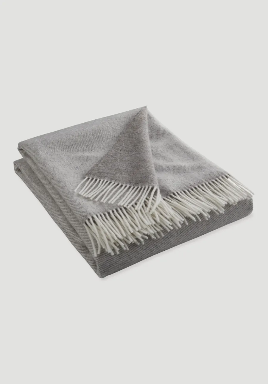 Doubleface Plaid TOSID aus reiner Bio-Lambswool von hessnatur