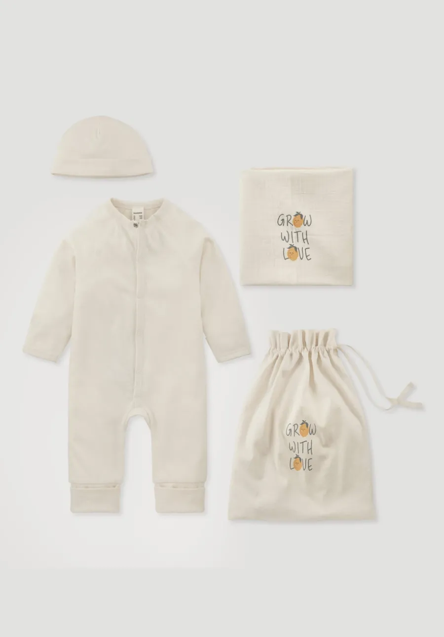 Erstausstattung Newborn im Set aus reiner Bio-Baumwolle von hessnatur