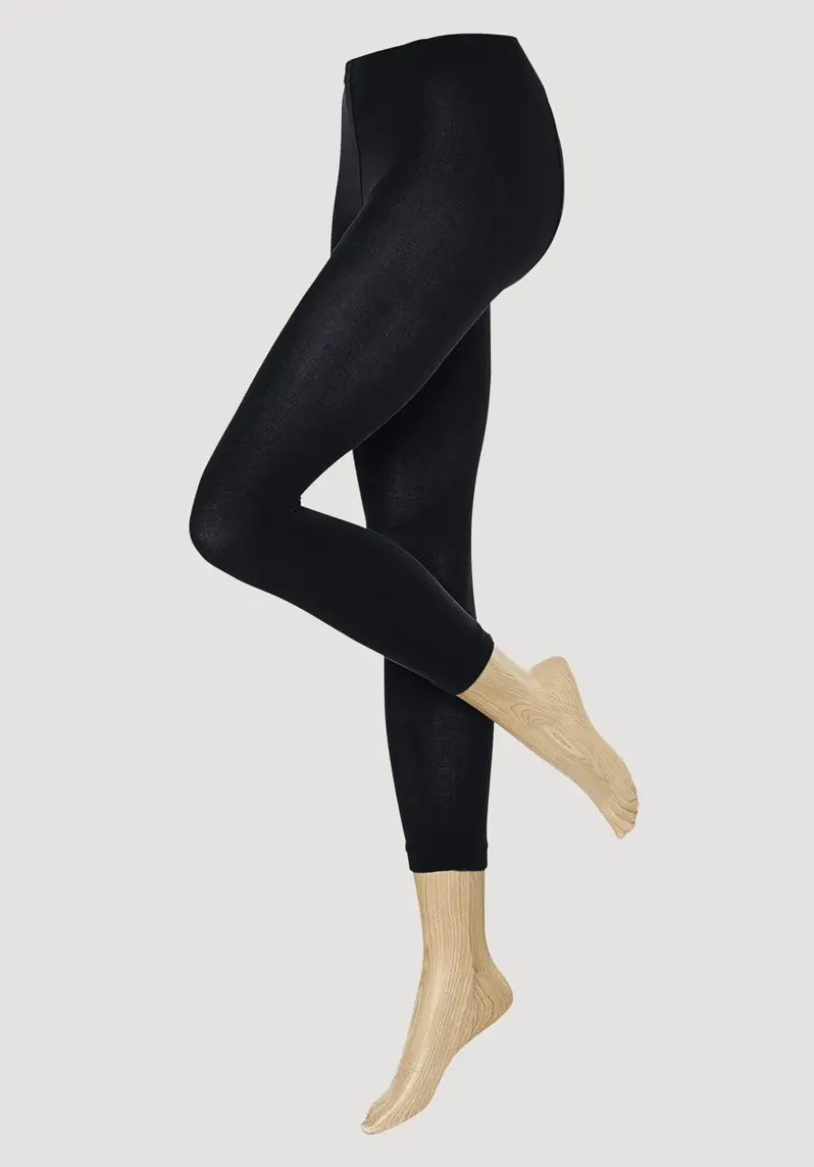 Feinstrumpf-Leggings aus Bio-Baumwolle von hessnatur