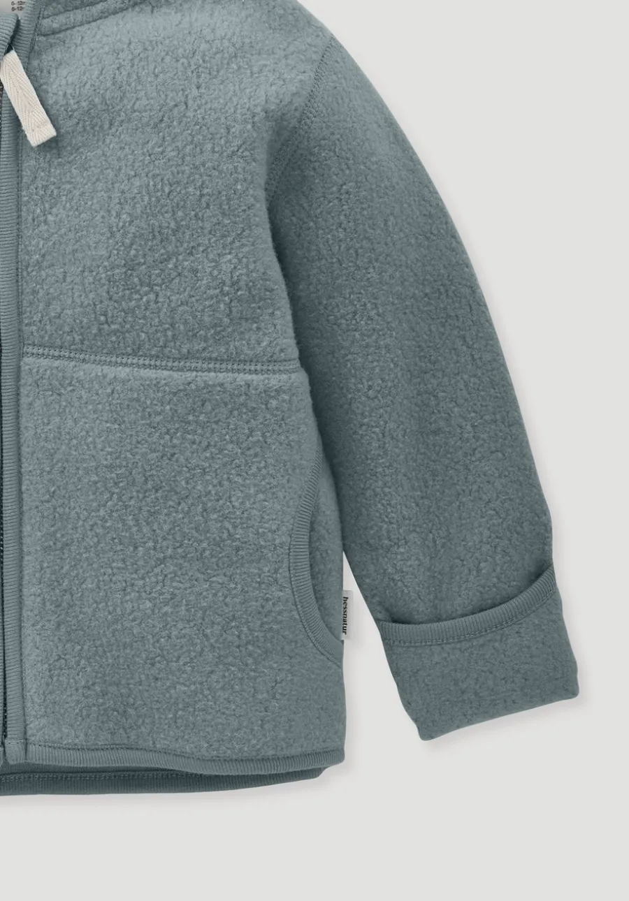 Fleece Jacke aus reiner Bio-Baumwolle von hessnatur