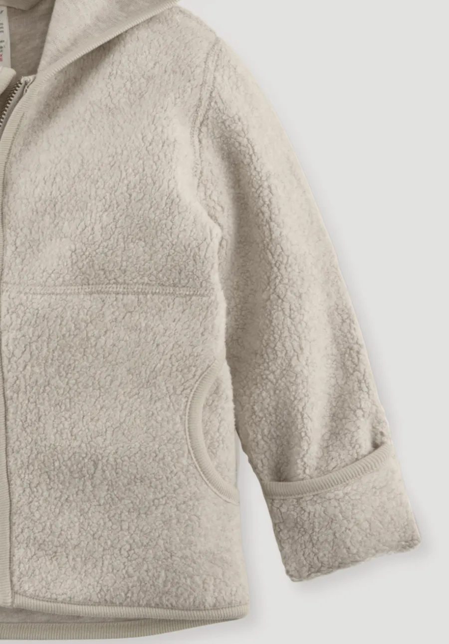Fleece Jacke aus reiner Bio-Baumwolle von hessnatur