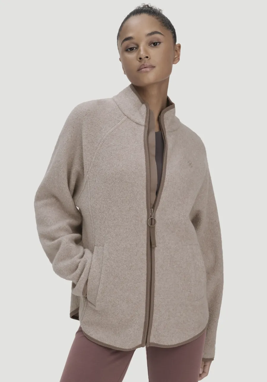 Fleece Jacke Relaxed ACTIVE LIGHT aus Bio-Baumwolle von hessnatur