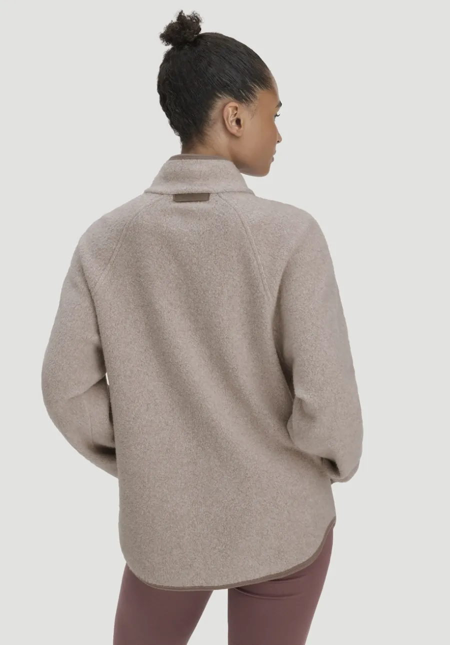 Fleece Jacke Relaxed ACTIVE LIGHT aus Bio-Baumwolle von hessnatur
