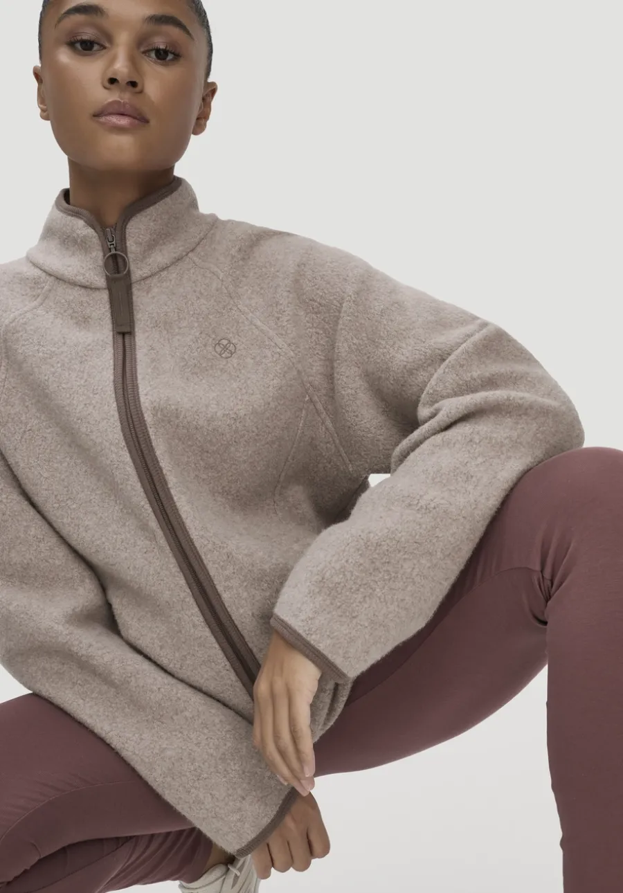 Fleece Jacke Relaxed ACTIVE LIGHT aus Bio-Baumwolle von hessnatur