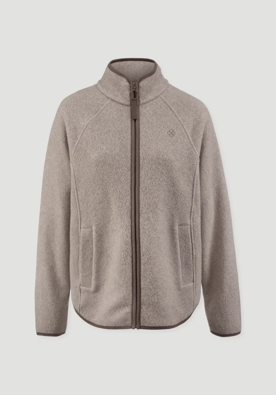 Fleece Jacke Relaxed ACTIVE LIGHT aus Bio-Baumwolle von hessnatur