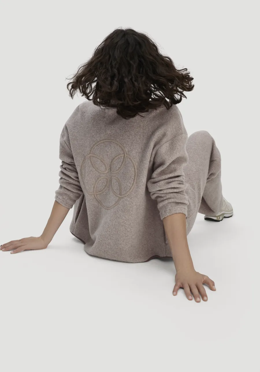 Fleece Jacke Relaxed ACTIVE LIGHT aus reiner Bio-Baumwolle von hessnatur