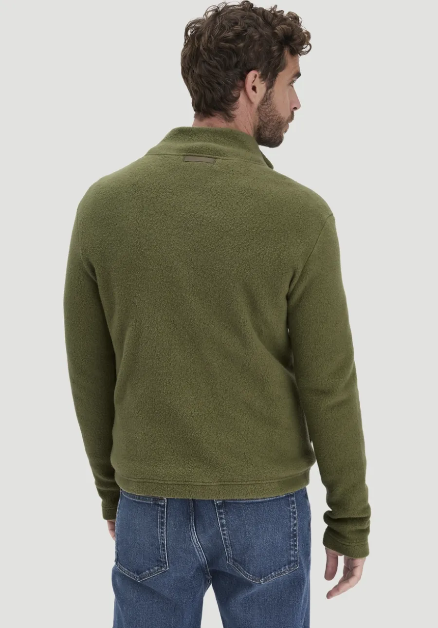 Fleece Jacke Slim aus reiner Bio-Baumwolle von hessnatur