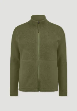 Fleece Jacke Slim aus reiner Bio-Baumwolle von hessnatur