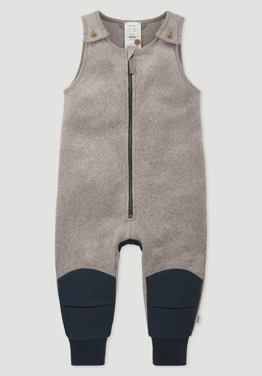 Fleece Sommer Overall mit Softshell aus reiner Bio-Baumwolle von hessnatur