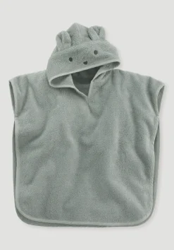 Frottee Poncho aus reiner Bio-Baumwolle von hessnatur