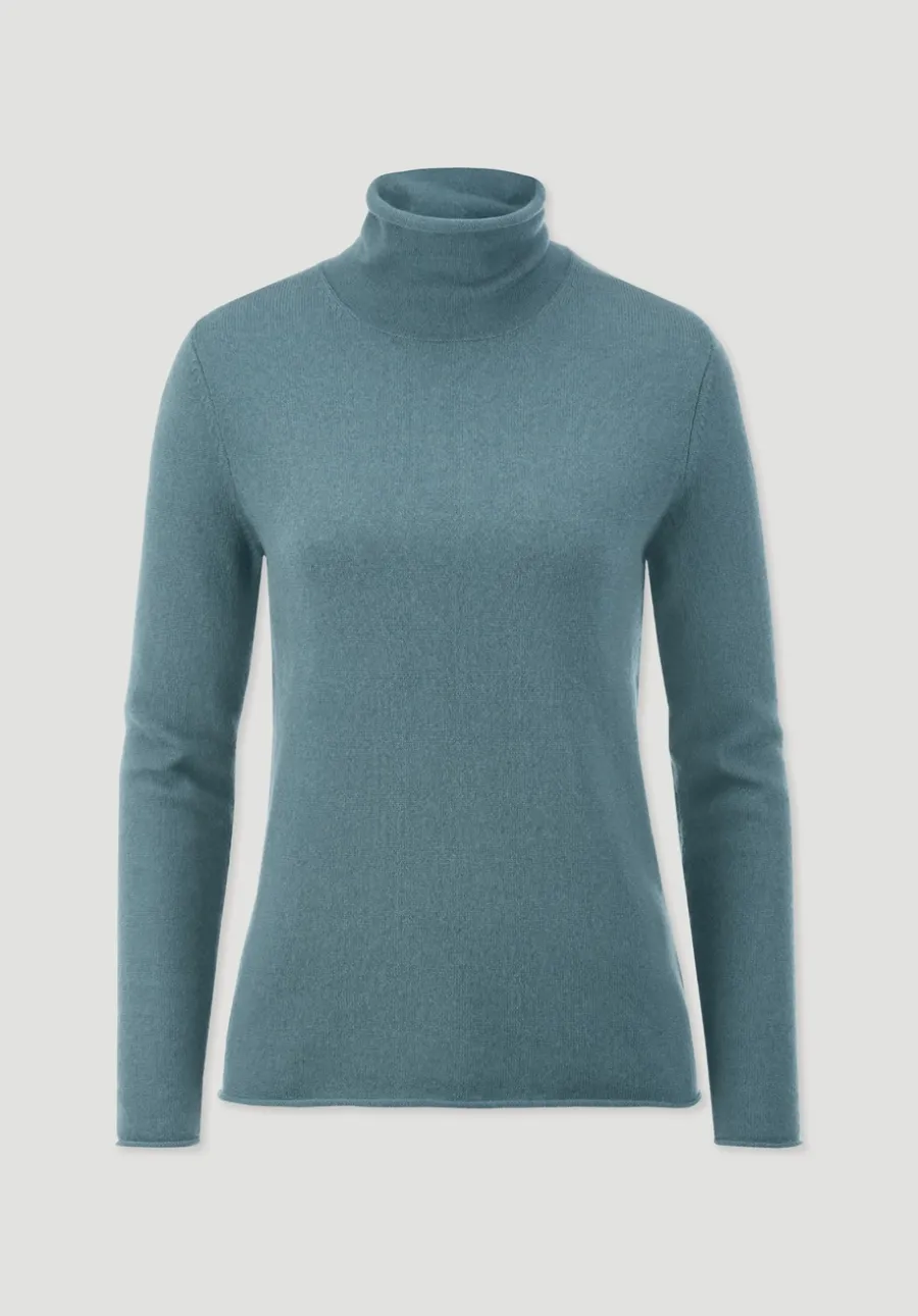 FTC × HESSNATUR Rollkragen Pullover Regular aus reinem Cashmere von hessnatur