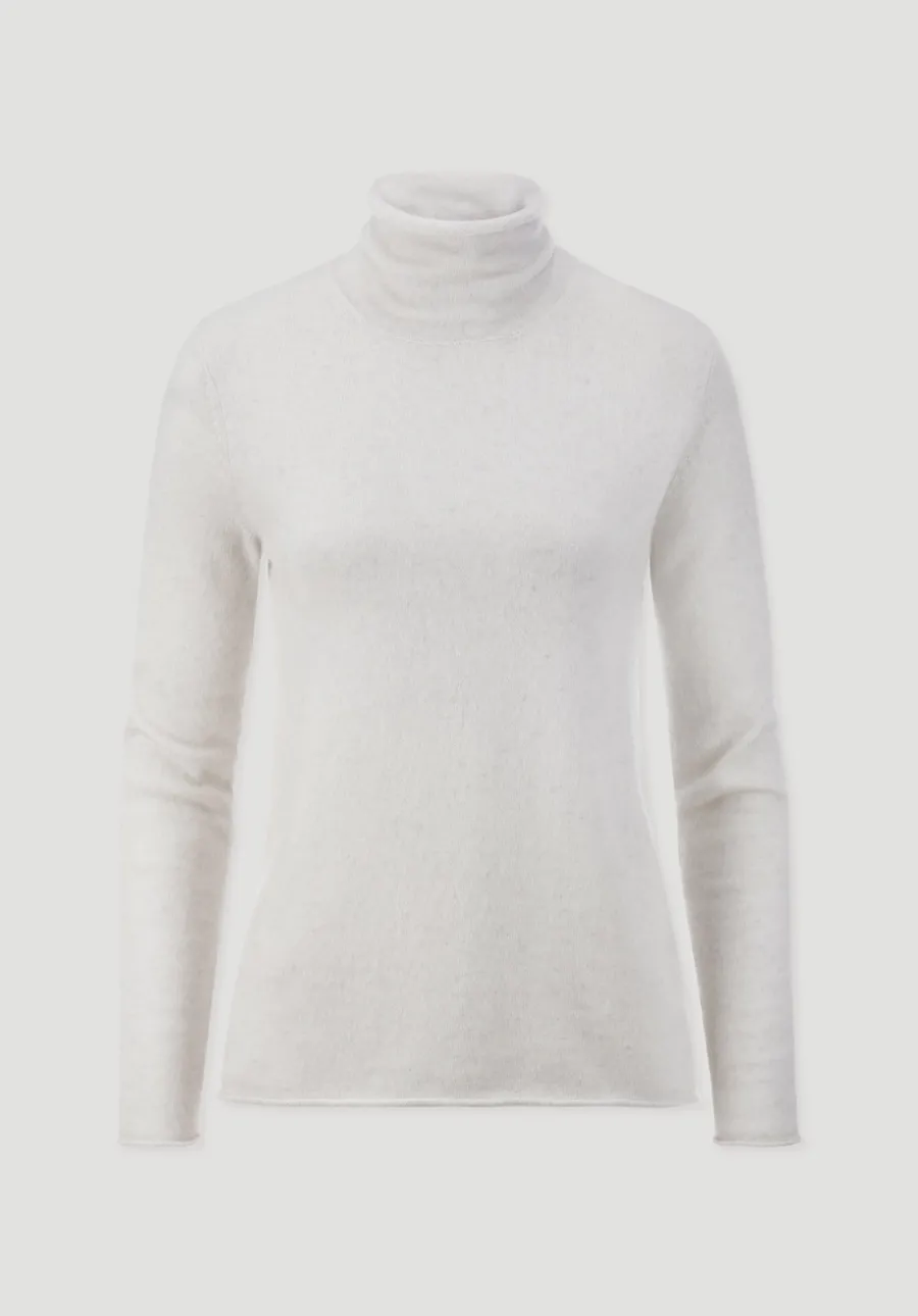 FTC × HESSNATUR Rollkragen Pullover Regular aus reinem Cashmere von hessnatur