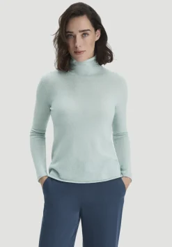 FTC × HESSNATUR Rollkragen Pullover Regular aus reinem Cashmere von hessnatur