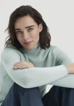 FTC × HESSNATUR Rollkragen Pullover Regular aus reinem Cashmere von hessnatur