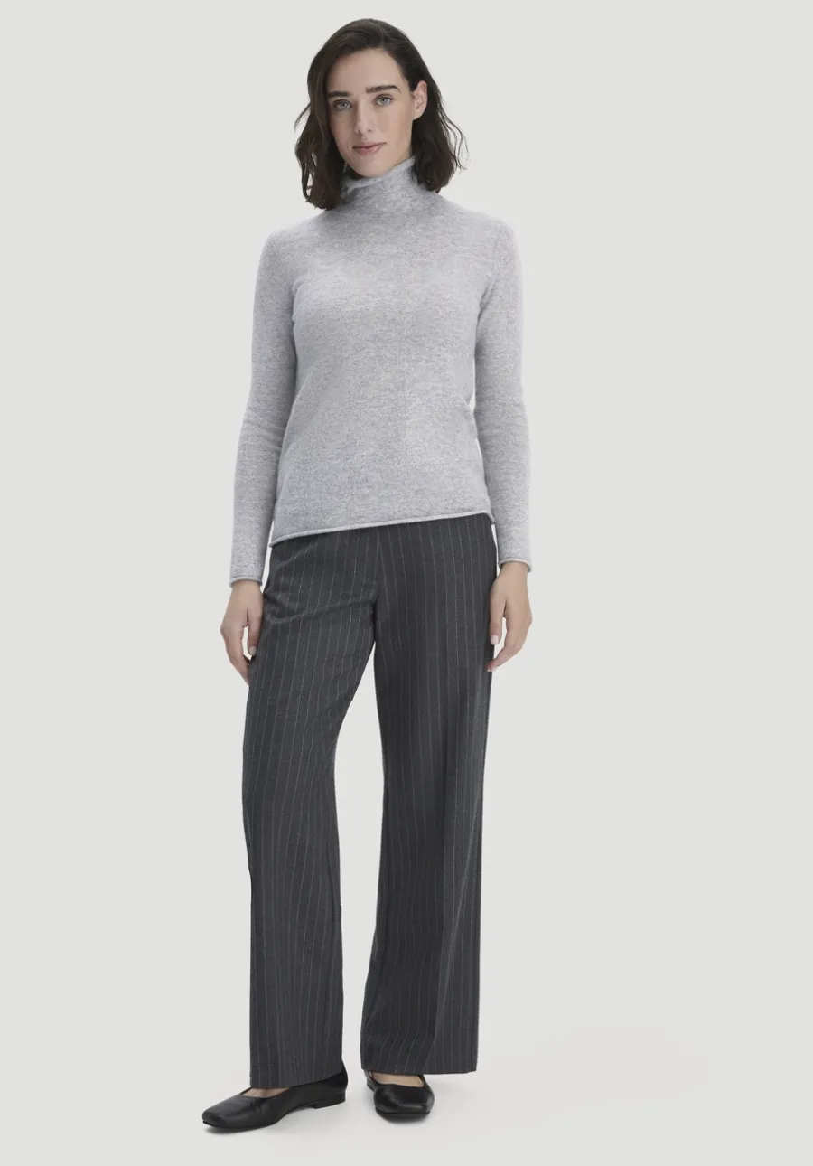 FTC × HESSNATUR Rollkragen Pullover Regular aus reinem Cashmere von hessnatur
