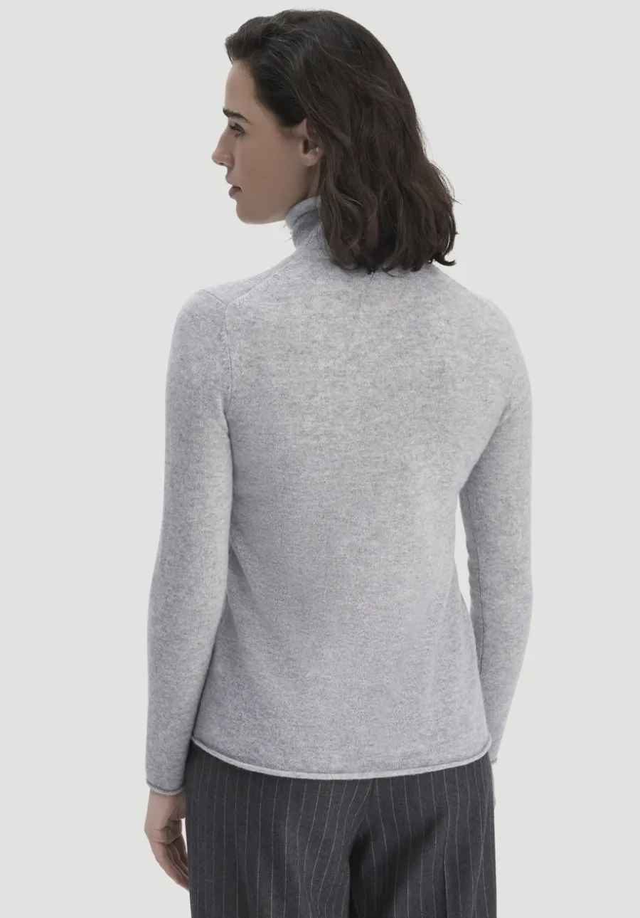 FTC × HESSNATUR Rollkragen Pullover Regular aus reinem Cashmere von hessnatur