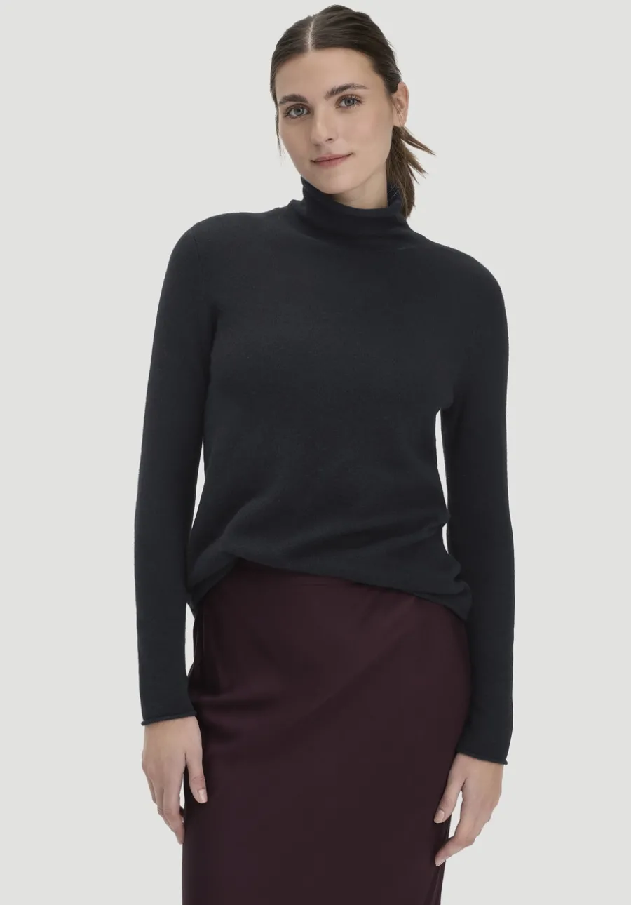 FTC × HESSNATUR Rollkragen Pullover Regular aus reinem Cashmere von hessnatur