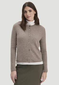 FTC × HESSNATUR Strick Jacke Regular aus reinem Cashmere von hessnatur