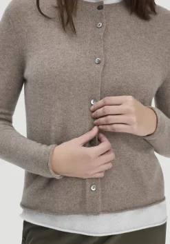 FTC × HESSNATUR Strick Jacke Regular aus reinem Cashmere von hessnatur