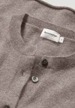 FTC × HESSNATUR Strick Jacke Regular aus reinem Cashmere von hessnatur