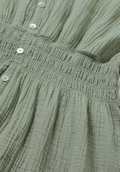 Gewebe Kleid mit Taillierung Midi aus reiner Bio-Baumwolle von hessnatur