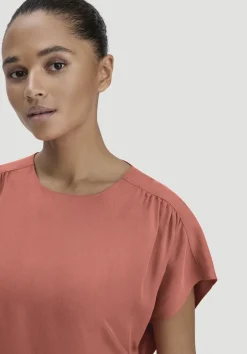 Gewebe Kleid mit Wickeloptik Midi aus reinem TENCEL™ Lyocell von hessnatur
