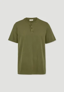 Heavy Jersey Henley Shirt Relaxed aus reiner Bio-Baumwolle von hessnatur