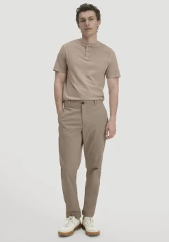 Heavy Jersey Henley Shirt Relaxed aus reiner Bio-Baumwolle von hessnatur