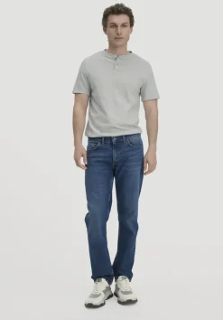 Heavy Jersey Henley Shirt Relaxed aus reiner Bio-Baumwolle von hessnatur
