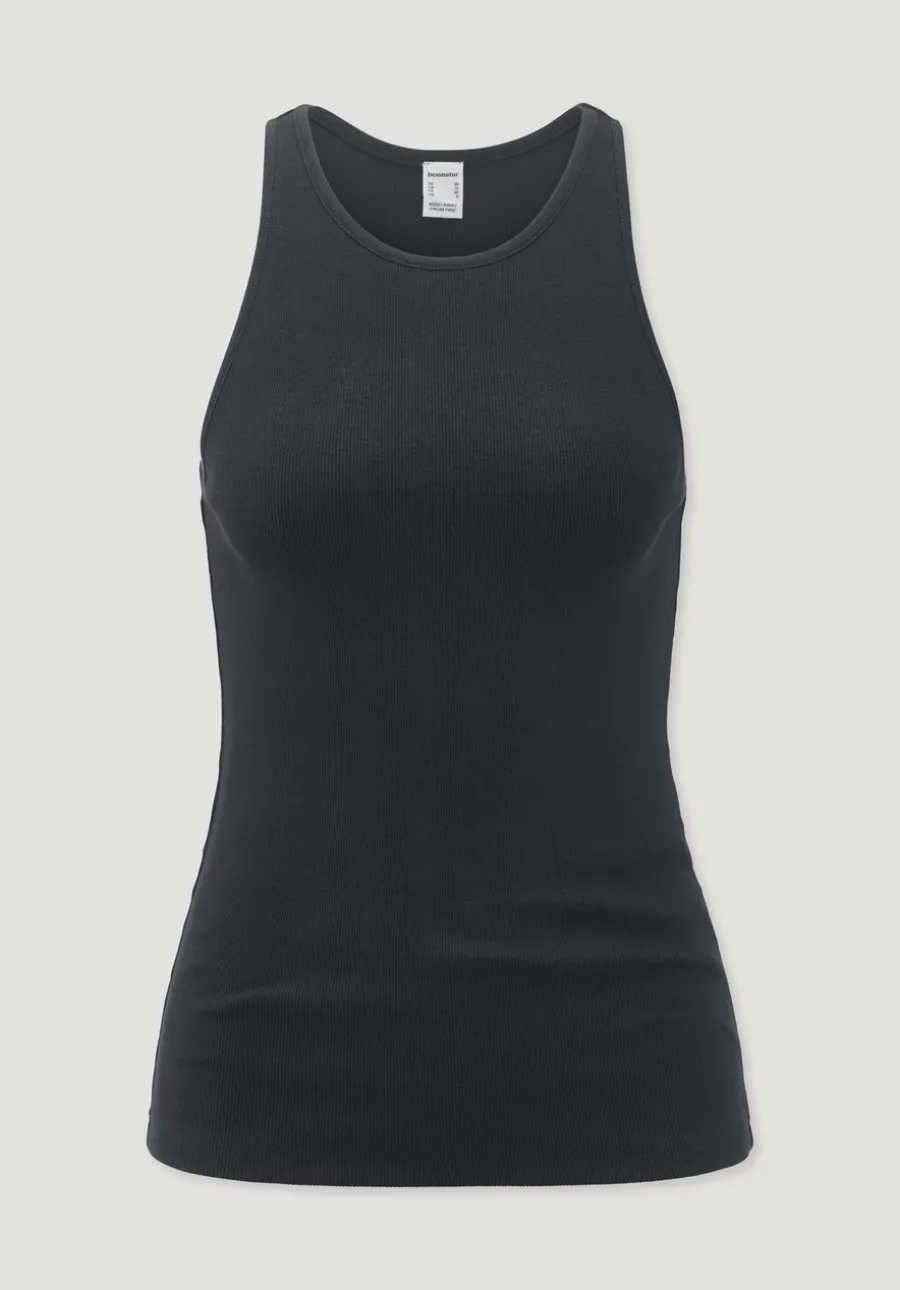 High-Neck Ribtop SOFT RIB aus Bio-Baumwolle von hessnatur