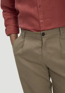 Hose RON Relaxed aus Bio-Baumwolle mit Leinen von hessnatur