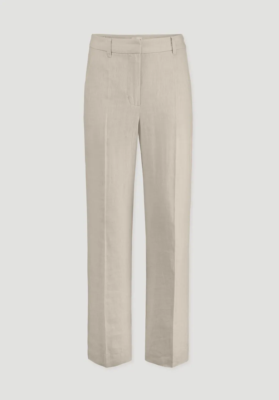 Hose Straight Leg aus reinem Leinen von hessnatur