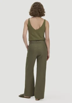 Hose Straight Leg aus reinem Leinen von hessnatur