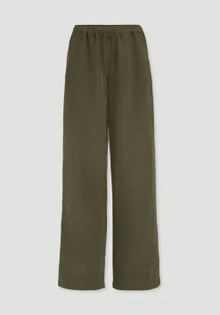 Hose Wide Leg aus TENCEL™ Lyocell mit Leinen von hessnatur