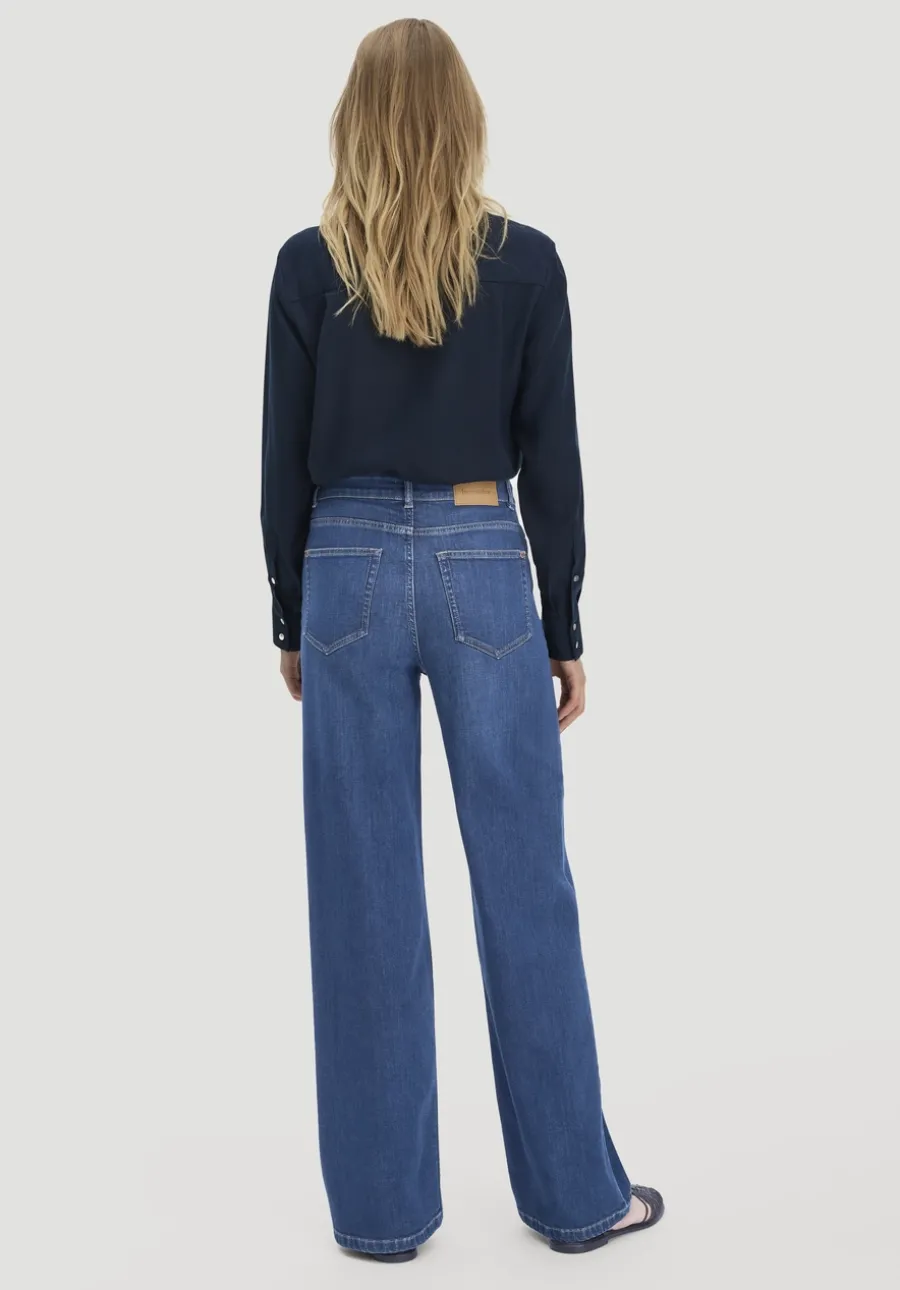 Jeans ALVA Wide Leg aus Bio-Denim von hessnatur