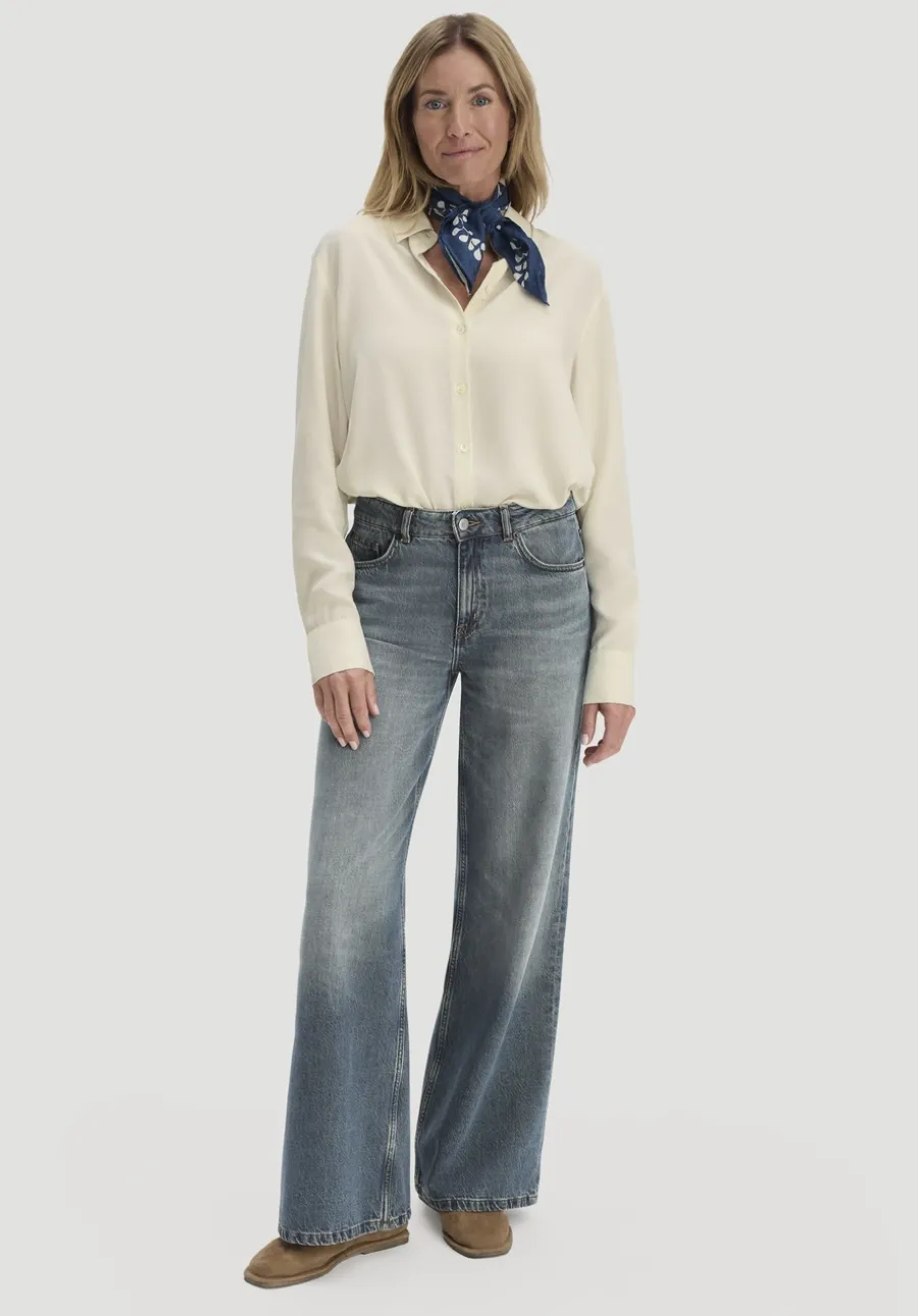 Jeans ALVA Wide Leg aus reinem Bio-Denim von hessnatur
