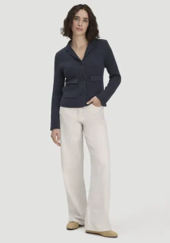 Jeans ALVA Wide Leg UNDYED aus Bio-Baumwolle mit TENCEL™ Lyocell von hessnatur